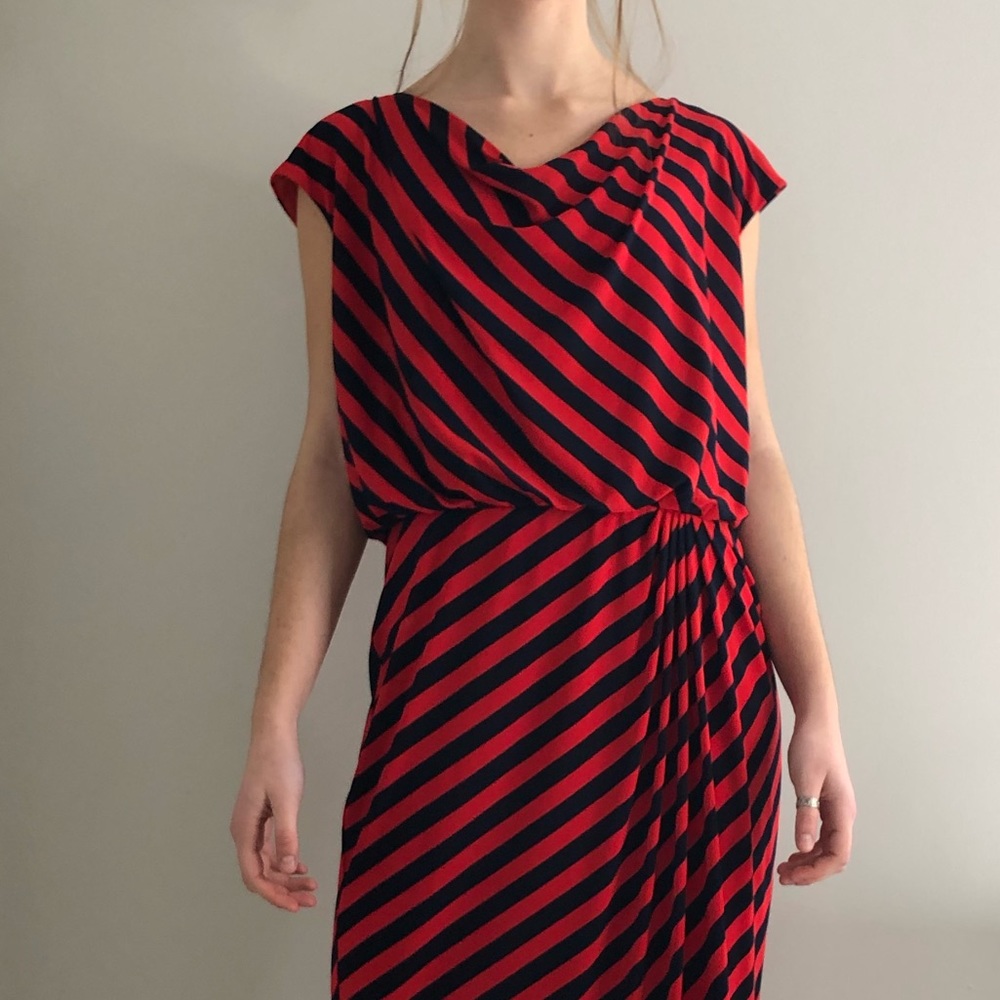 Vintage 80s Evan Picone Preppy Dress - 12